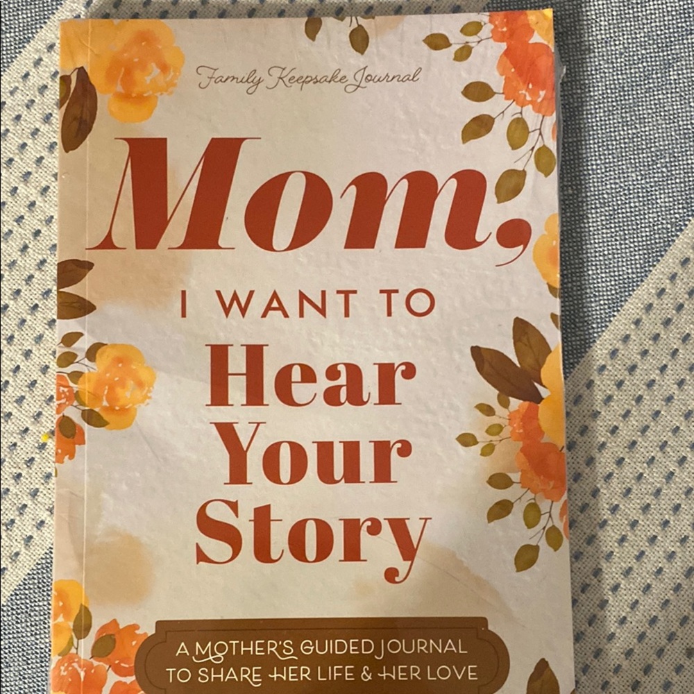 Mom's Story Journal with Floral Design
